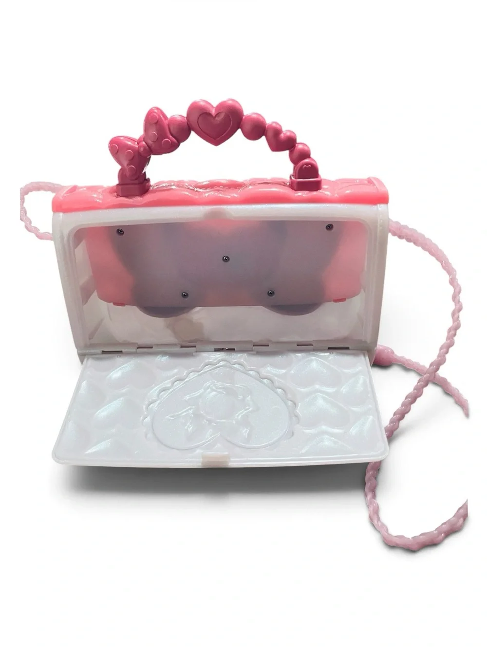 Disney Mouse Minnie Bowfabulous Purse Pink and White